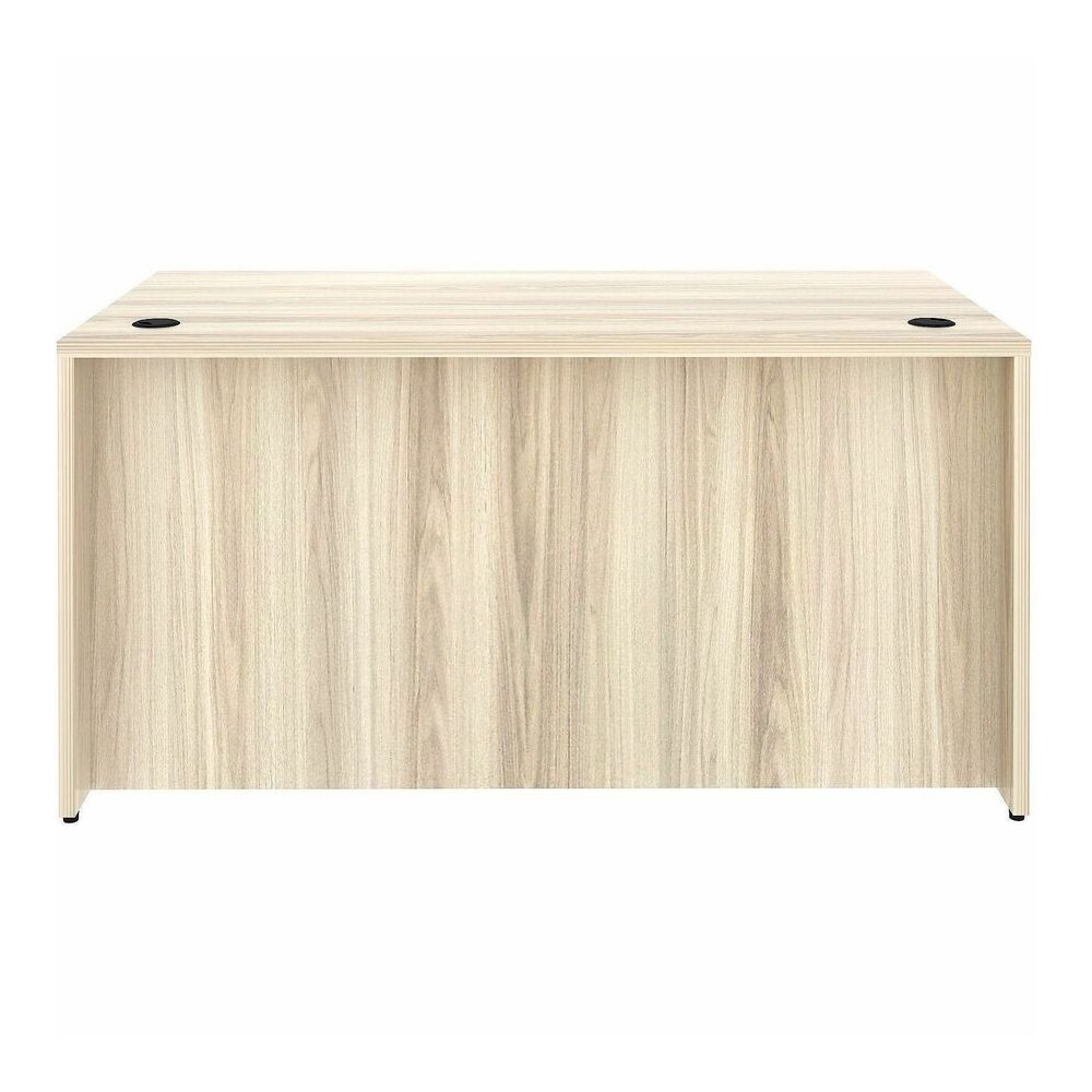 Lorell Essentials Retangular Desk Shell - Assembly Required - Modern Elm - 1 Each. Picture 8