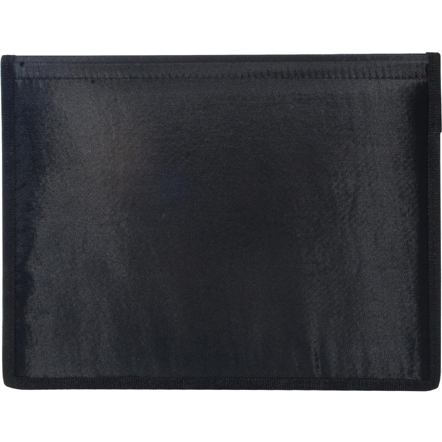 Anglers Certificate Holder - 12" x 9" - 2 Internal Pocket(s) - Vinyl, Polypropylene - Black - 1 Each. Picture 6
