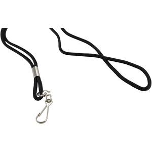 SICURIX Standard Rope Lanyard - 12 / Pack - 36" Length - Black - Nylon. Picture 2