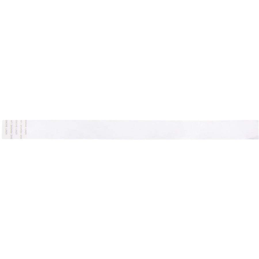 SICURIX Standard Dupont Tyvek Security Wristband - 100 / Pack - 0.8" Height x 10" Width Length - Yellow - Tyvek. Picture 2
