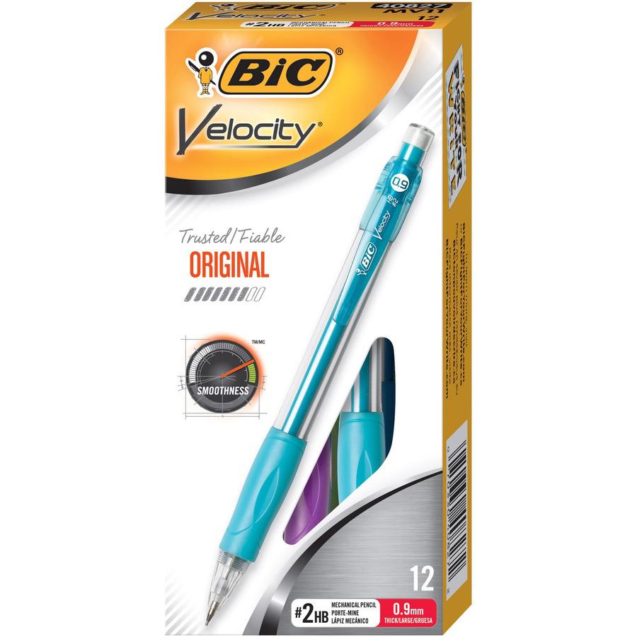 BIC Mechanical Pencils - #2 Lead - 0.9 mm Lead Diameter - Refillable - Turquoise Barrel - 1 Dozen. Picture 2