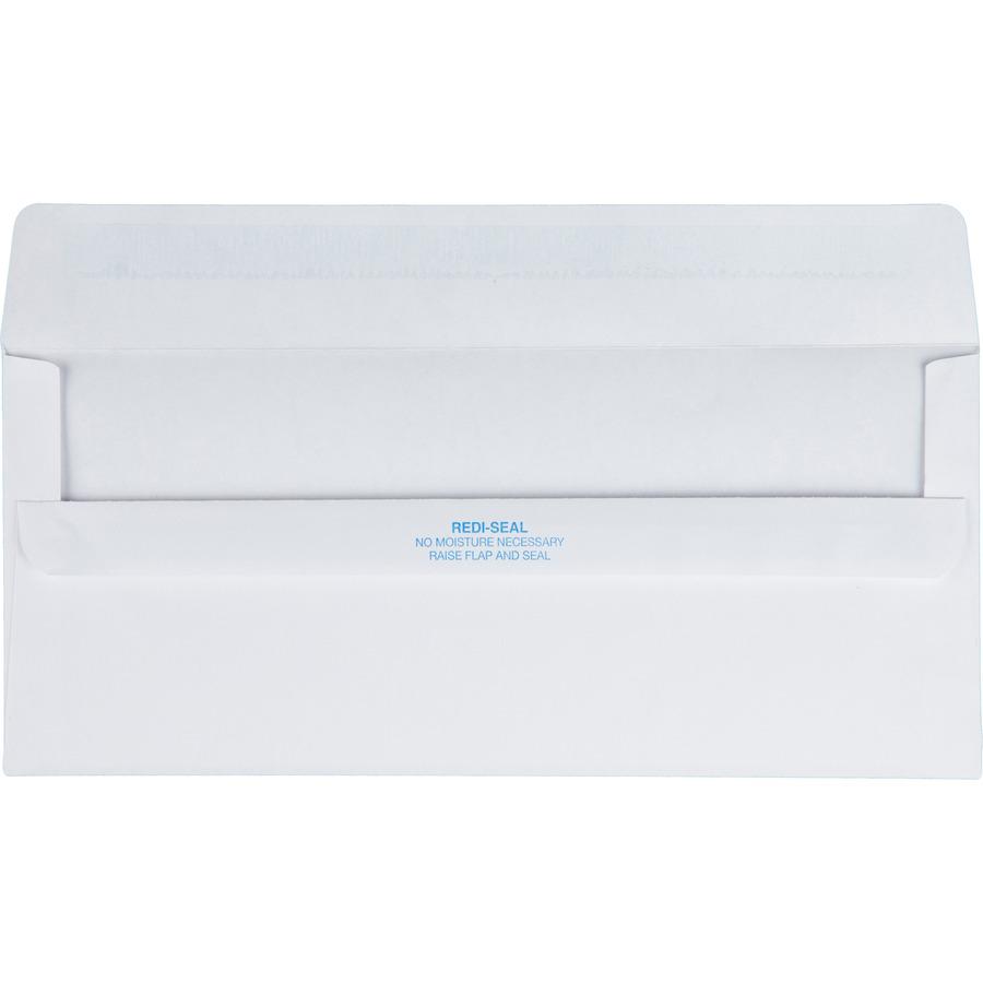 Quality Park No. 10 Business Envelopes with Self Seal Closure - Business - #10 - 4 1/8" Width x 9 1/2" Length - 24 lb - Self-sealing - 500 / Box - White. Picture 5