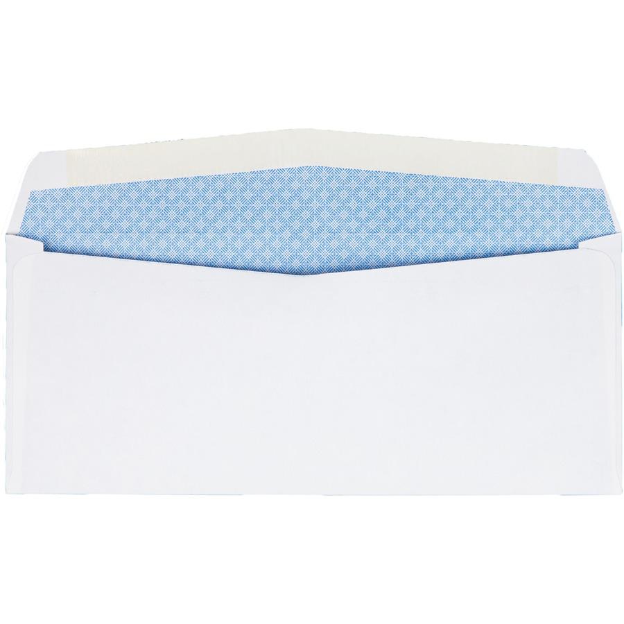 Quality Park No. 8-5/8 Single Window Security Tinted Check Envelope - Single Window - #8 5/8 - 3 5/8" Width x 8 5/8" Length - 24 lb - Gummed - White - Wove - 500 / Box. Picture 8