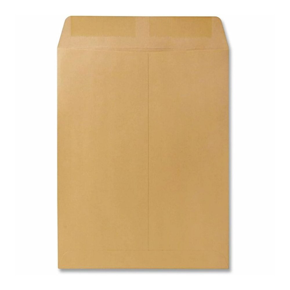Quality Park Kraft Catalog Envelopes - Catalog - #12 1/2 - 9 1/2" Width x 12 1/2" Length - 28 lb - Gummed - Brown - Kraft - 250 / Box. Picture 5