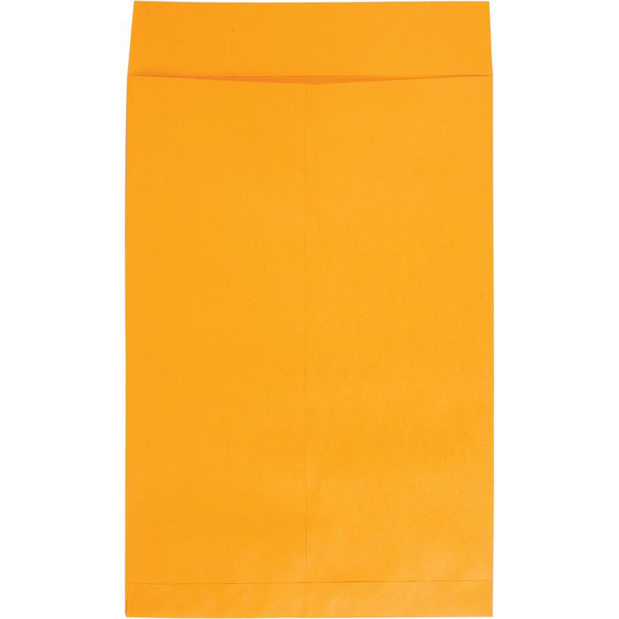 Quality Park 12-1/2 x 18-1/2 Jumbo Kraft Envelopes - Ungummed - Catalog - 12 1/2" Width x 18 1/2" Length - 28 lb - Kraft - 25 / Pack - Kraft. Picture 2