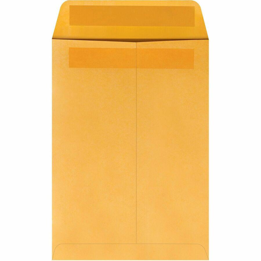 Quality Park 7-1/2 x 10-1/2 Catalog Envelopes with Self-Seal Closure - Catalog - #6 - 7 1/2" Width x 10 1/2" Length - 28 lb - Self-sealing - Kraft - 250 / Box - Kraft. Picture 5