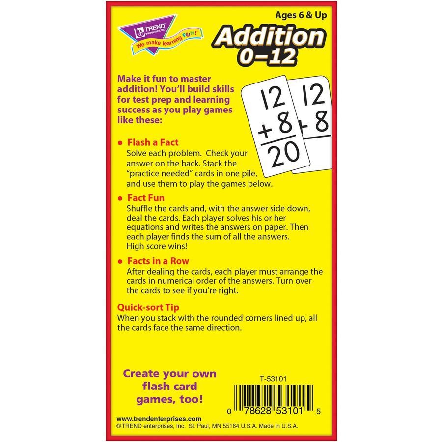 Trend Math Flash Cards - Educational - 1 / Box. Picture 5