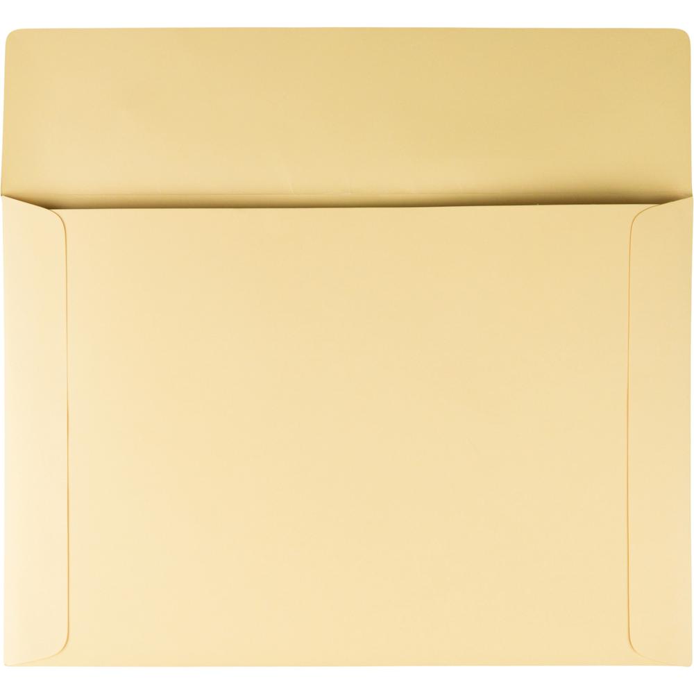 Quality Park K739 Index Flat File - Ungummed Flaps - File - 10" Width x 14 3/4" Length - 110 lb - 100 / Box - Cameo. Picture 6