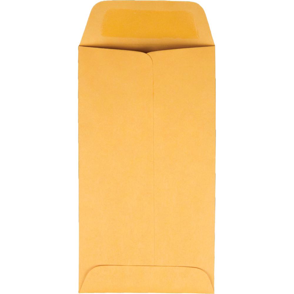 Quality Park No. 7 Coin and Small Parts Envelopes with Gummed Flap - Coin - #7 - 3 1/2" Width x 6 1/2" Length - 28 lb - Gummed - Brown Kraft - Kraft - 500 / Box. Picture 8