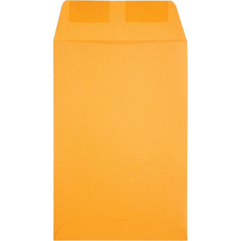 Quality Park 6 x 9 Catalog Envelopes - Catalog - 6" Width x 9" Length - 28 lb - Gummed - Kraft - 500 / Box - Kraft. Picture 7