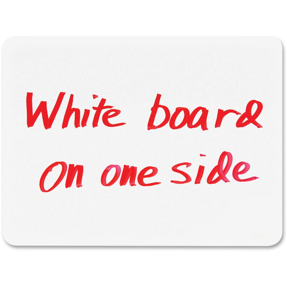 Creativity Street 2-in-1 Personal Combo Board - 12" (1 ft) Width x 9" (0.8 ft) Height - Dark Green Surface - 10 / Pack. Picture 3