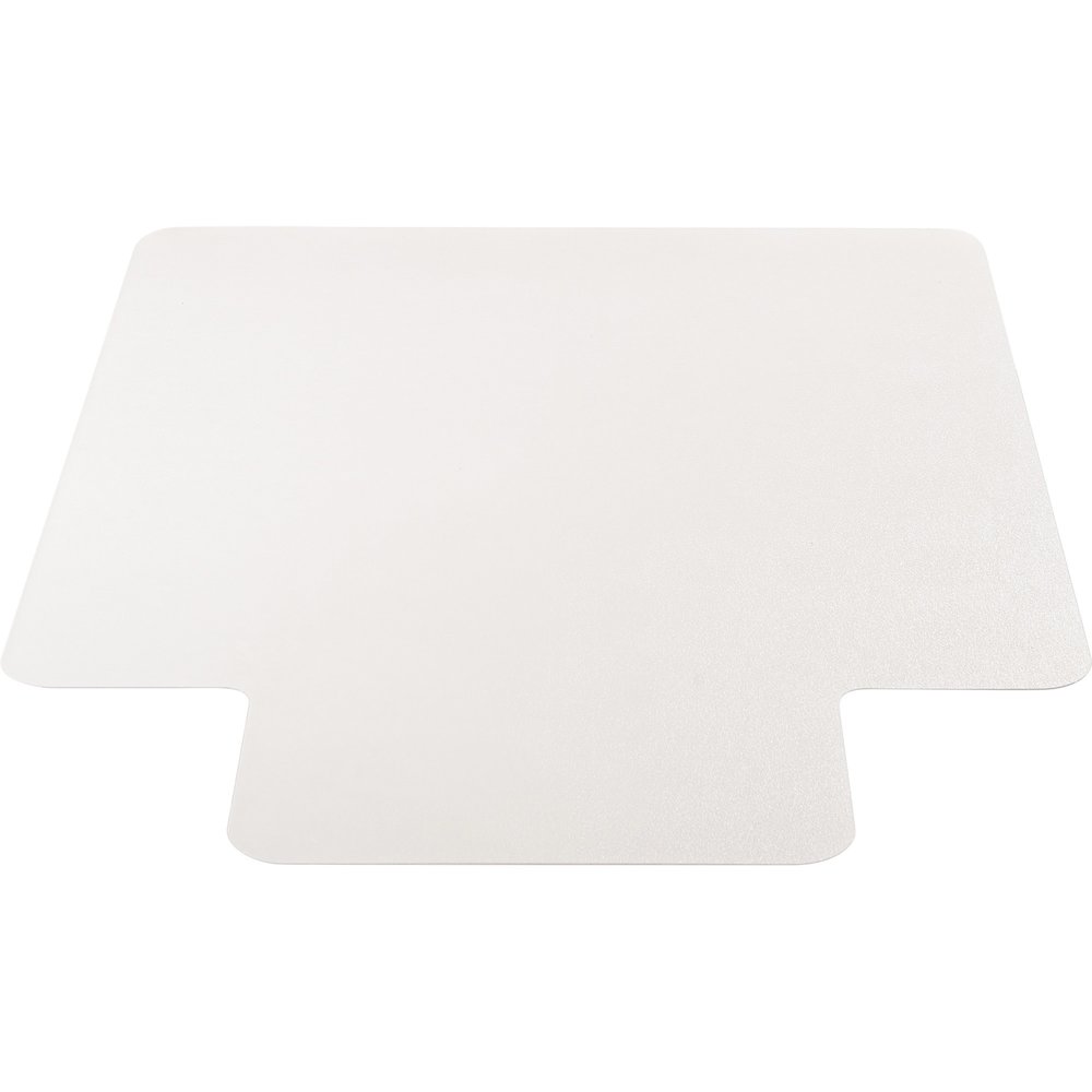 Lorell Lipped Chair Mat for Hard Floors - 48" x 60" - Hard Floor, Wood Floor, Vinyl Floor, Tile Floor - 60" Length x 48" Width x 60" Depth x 0.095" Thickness - Lip Size 12" Length x 25" Width - Vinyl . Picture 12