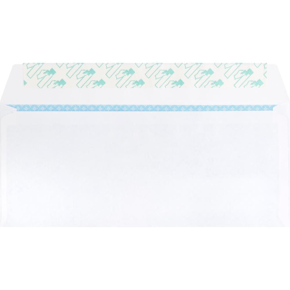 Business Source Security Tint Window Envelopes - Business - #10 - 9 1/2" Width x 4 1/8" Length - Peel & Seal - White - Wove - 500 / Box. Picture 5