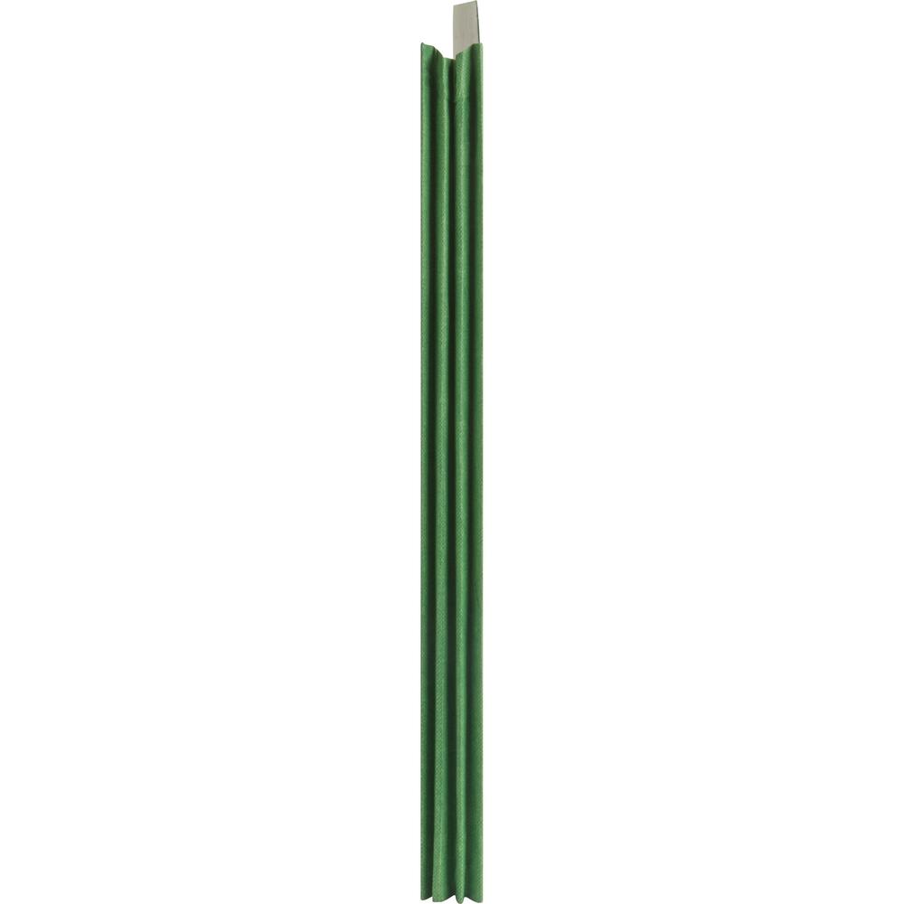 Nature Saver Letter Yes Classification Folder - 8 1/2" x 11" - End Tab Location - 2 Divider - 25 pt. - Fiberboard - Green - 100% Recycled - 10 / Box. Picture 4