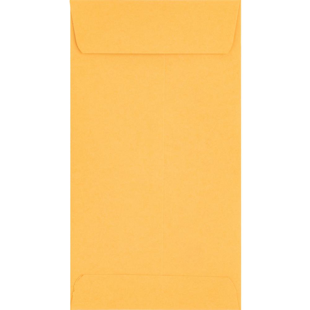 Business Source Little Coin No. 7 Kraft Envelopes - Coin - #7 - 3 1/2" Width x 6 1/2" Length - 28 lb - Gummed - Brown Kraft - Kraft - 500 / Box. Picture 4