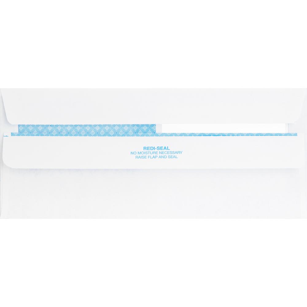 Business Source Double Window No. 8-5/8 Check Envelopes - Double Window - #8 5/8 - 8 5/8" Width x 3 5/8" Length - 24 lb - Self-sealing - White - 500 / Box. Picture 2