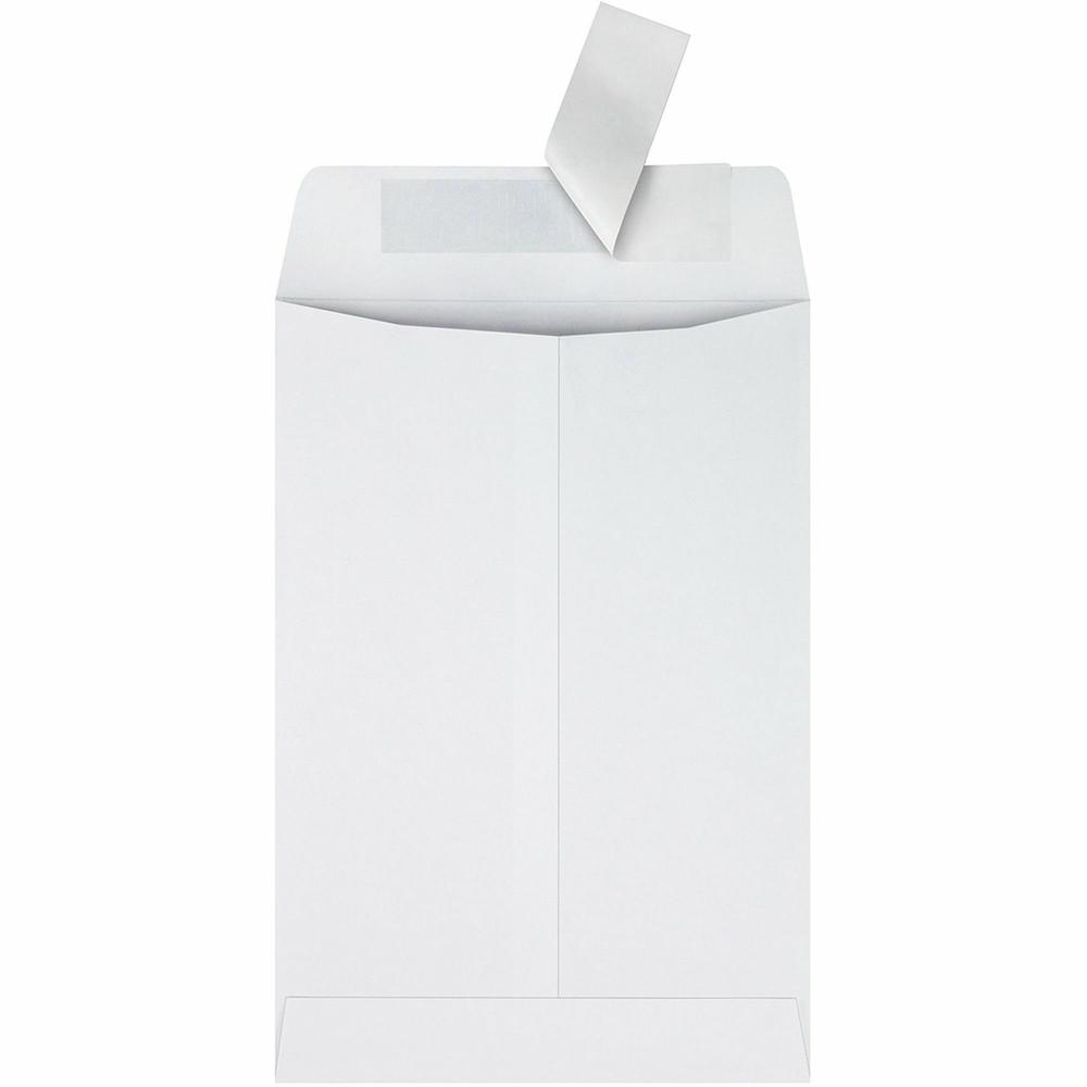 Quality Park 6-1/2 x 9-1/2 Catalog Mailing Envelopes with Redi-Strip&reg; Self-Seal Closure - Catalog - 6 1/2" Width x 9 1/2" Length - 28 lb - Peel & Seal - Wove - 100 / Box - White. Picture 4