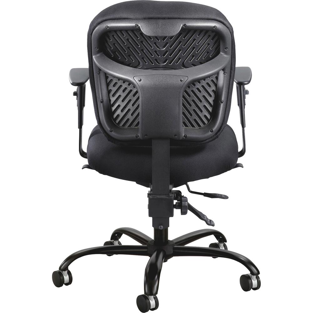 Safco Task Chair Adjustable T-Pad Arm Kit - Black - 2 / Pair. Picture 4