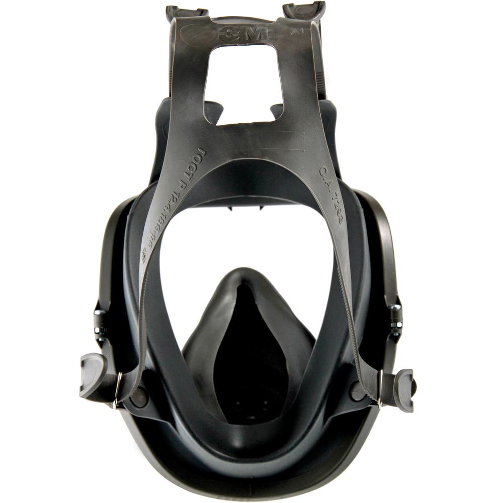 3M 6900 Full Facepiece Reusable Respirator - Particulate, Gases, Vapor, Debris Protection - Thermoplastic Elastomer (TPE), Thermoplastic Elastomer (TPE) - Black, Gray - Lightweight, Comfortable, Lens,. Picture 2