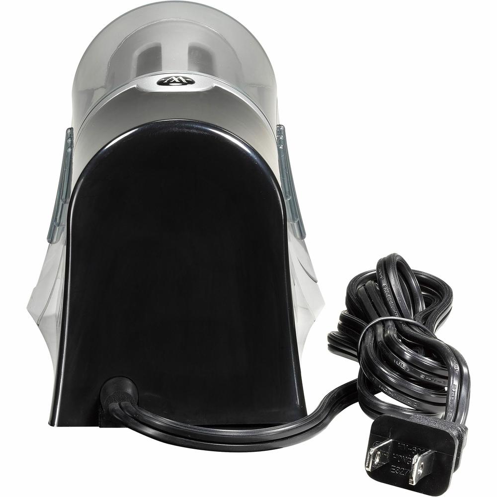Westcott iPoint Evolution Axis Single Hole Sharpener - Desktop - 1 Hole(s) - Helical - 4.5" Height x 7" Width x 4.3" Depth - Silver - 1 Each. Picture 7