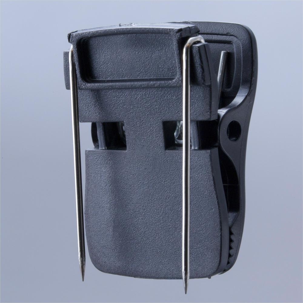 Lorell Cubicle Clips - 24 / Box - Black - Plastic. Picture 7