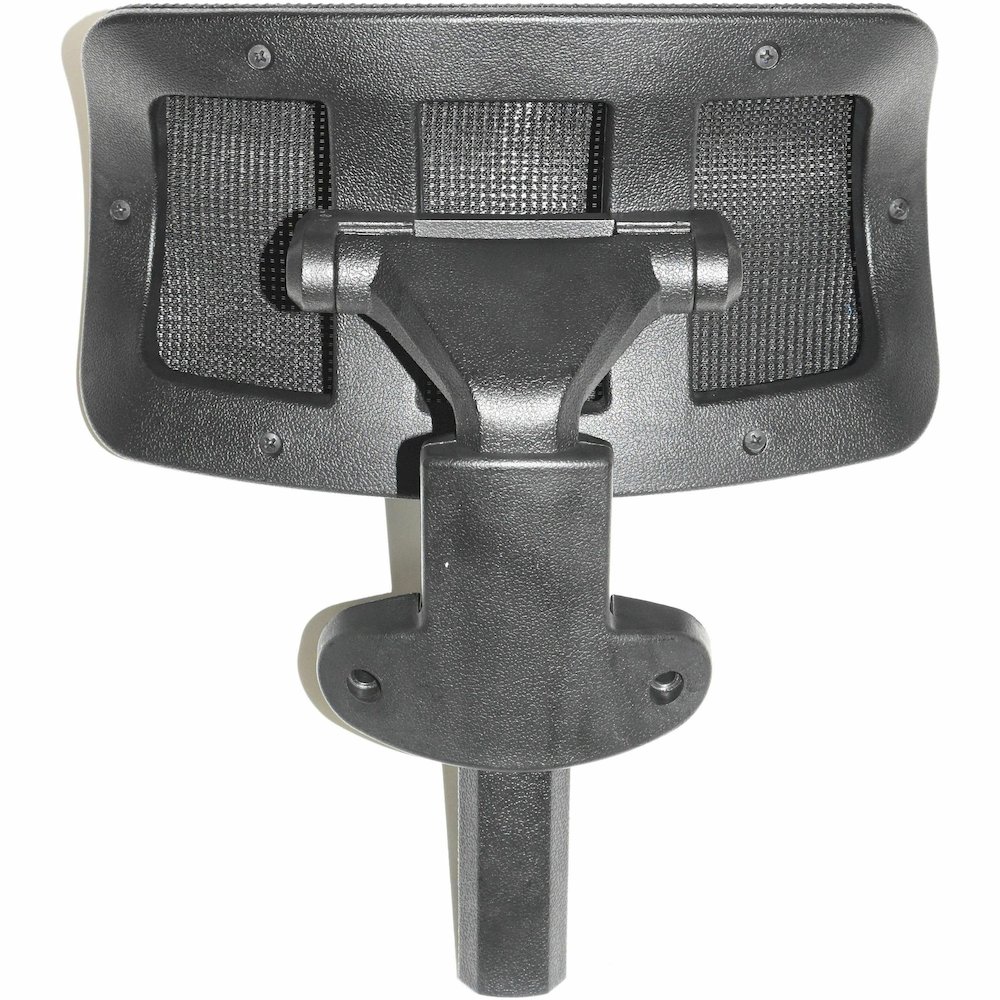 Lorell Mesh High-Back Office Headrest - Black - Nylon - 1 Each. Picture 6