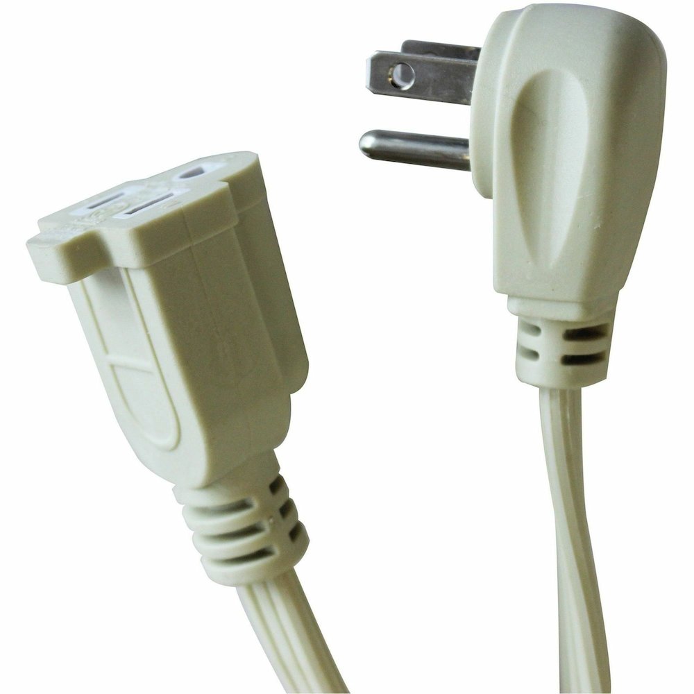 Compucessory Heavy Duty Indoor Extension Cord - 14 Gauge - 125 V AC / 15 A - Beige - 9 ft Cord Length - 1 Each. Picture 6