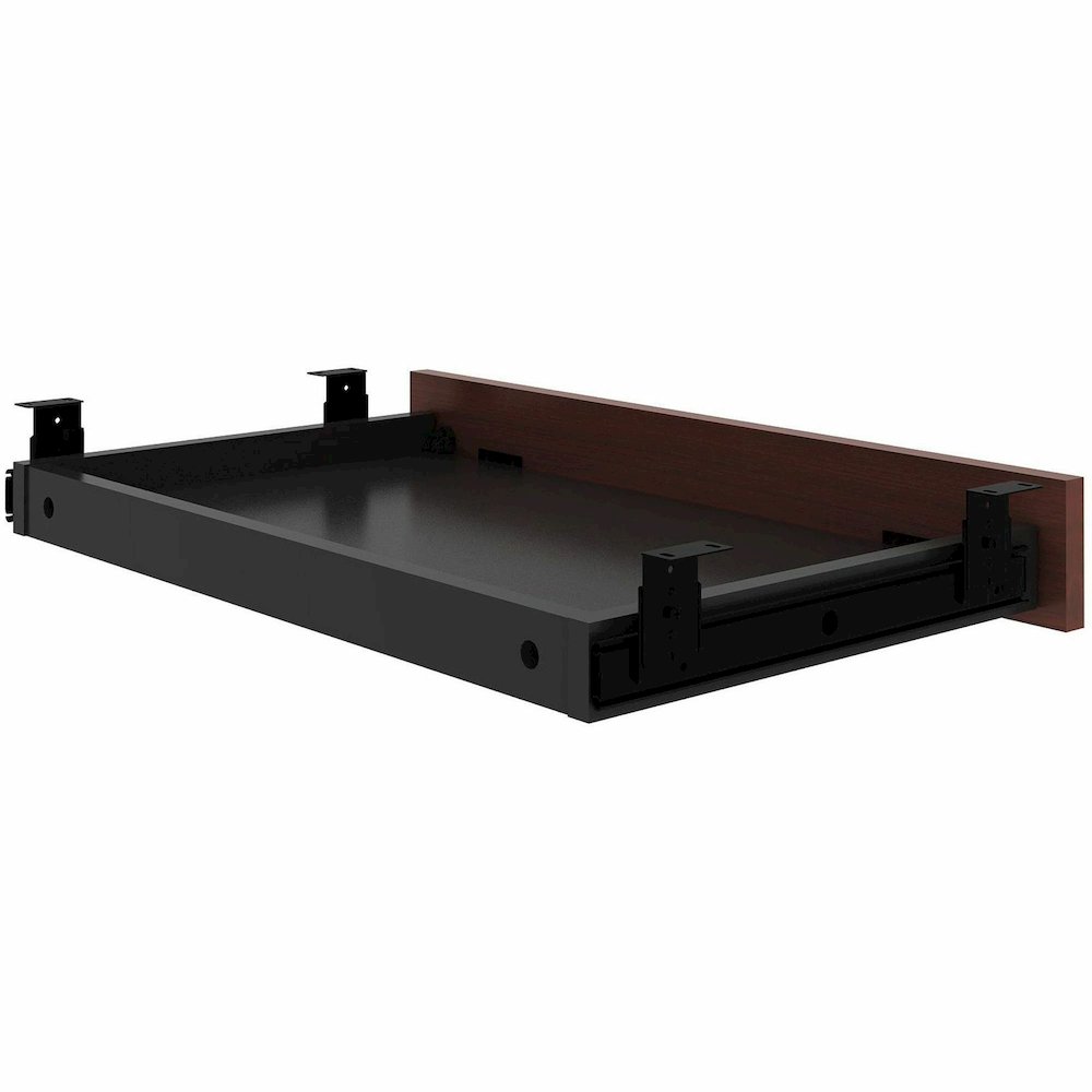 Lorell Universal Center Drawer - 28.35" Length x 16.73" Width x 5.12" Height - Mahogany, Laminate - 1 Each. Picture 11