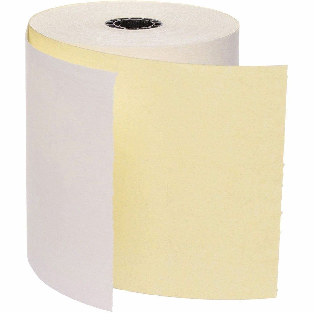 Business Source 2-part Carbonless Cash Register Rolls - 3" x 90 ft - Sustainable Forestry Initiative (SFI) - White - 50 / Carton. Picture 10