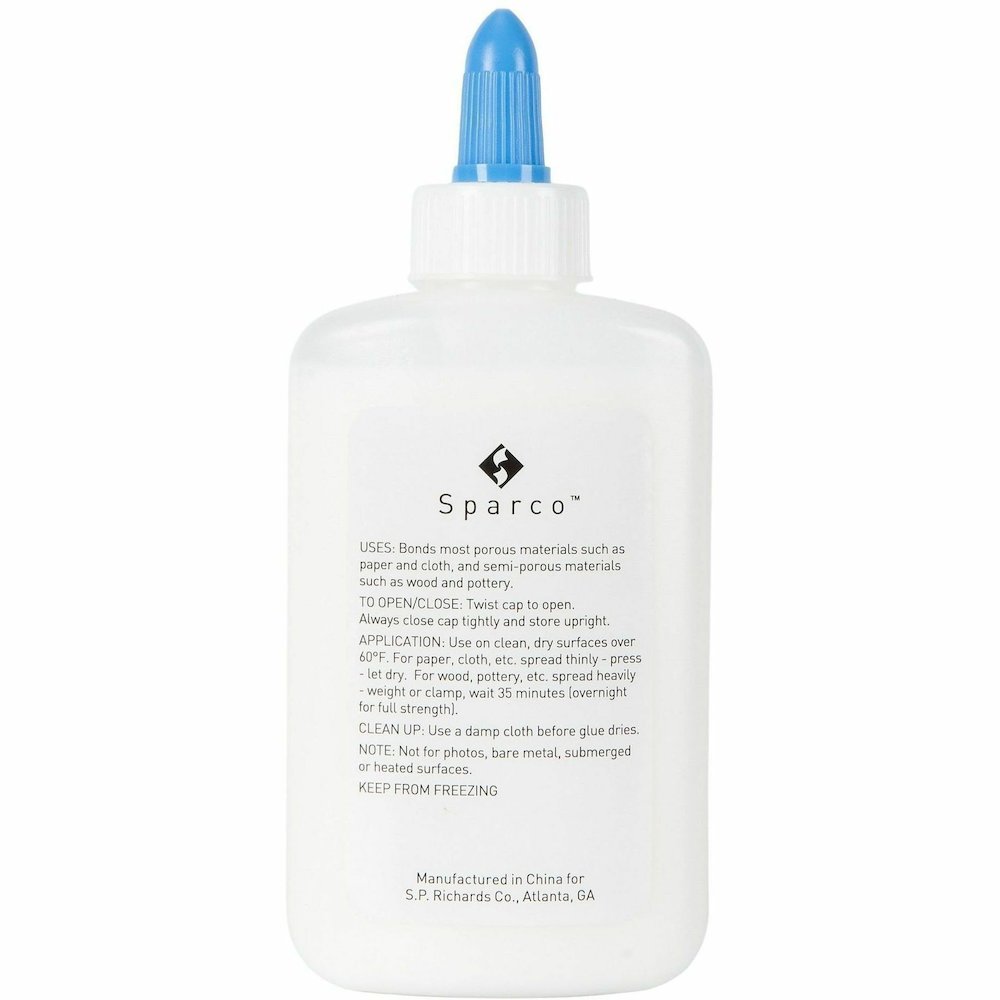 Sparco Washable School Glue - 4 fl oz - White - 12 / Box. Picture 8