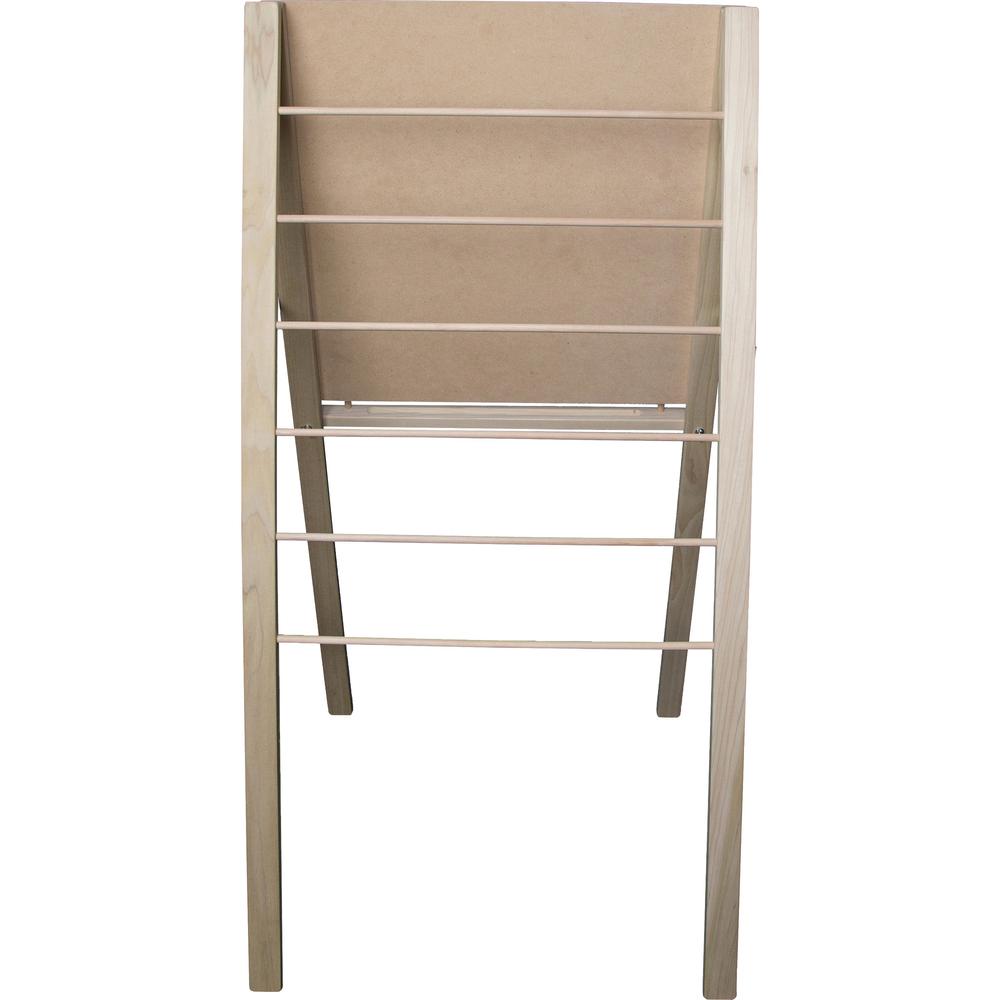 Flipside Big Book Easel - 24" (2 ft) Width x 24" (2 ft) Height - White Surface - Rectangle - Assembly Required - 1 Each. Picture 2