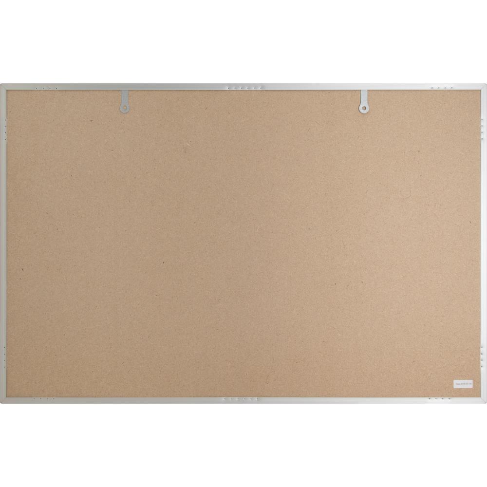Lorell Bulletin Board - 48" Board Height x 72" Board Width - Cork Surface - Long Lasting, Warp Resistant - Silver Aluminum Frame - 1 Each. Picture 5