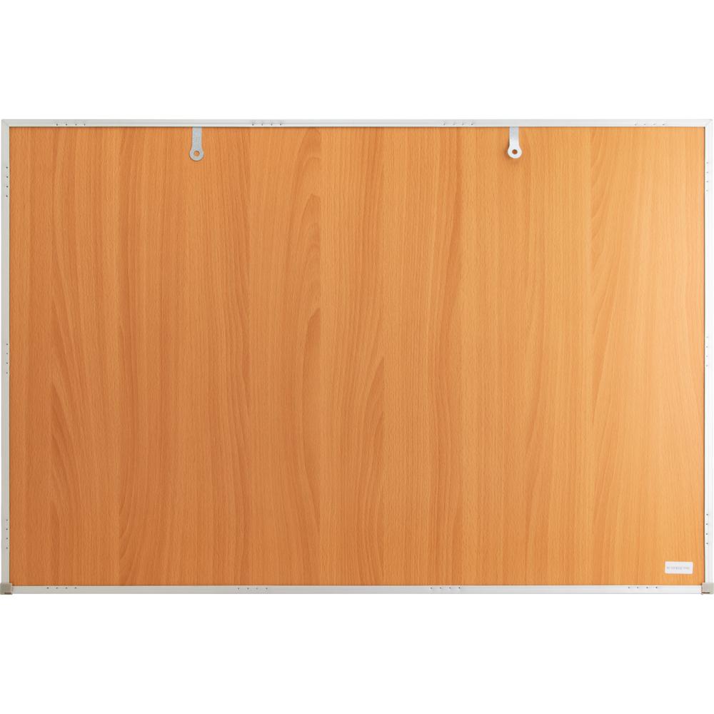 Lorell Economy Dry-erase Board - 24" (2 ft) Width x 18" (1.5 ft) Height - White Melamine Surface - White Aluminum Frame - Rectangle - 1 Each. Picture 4