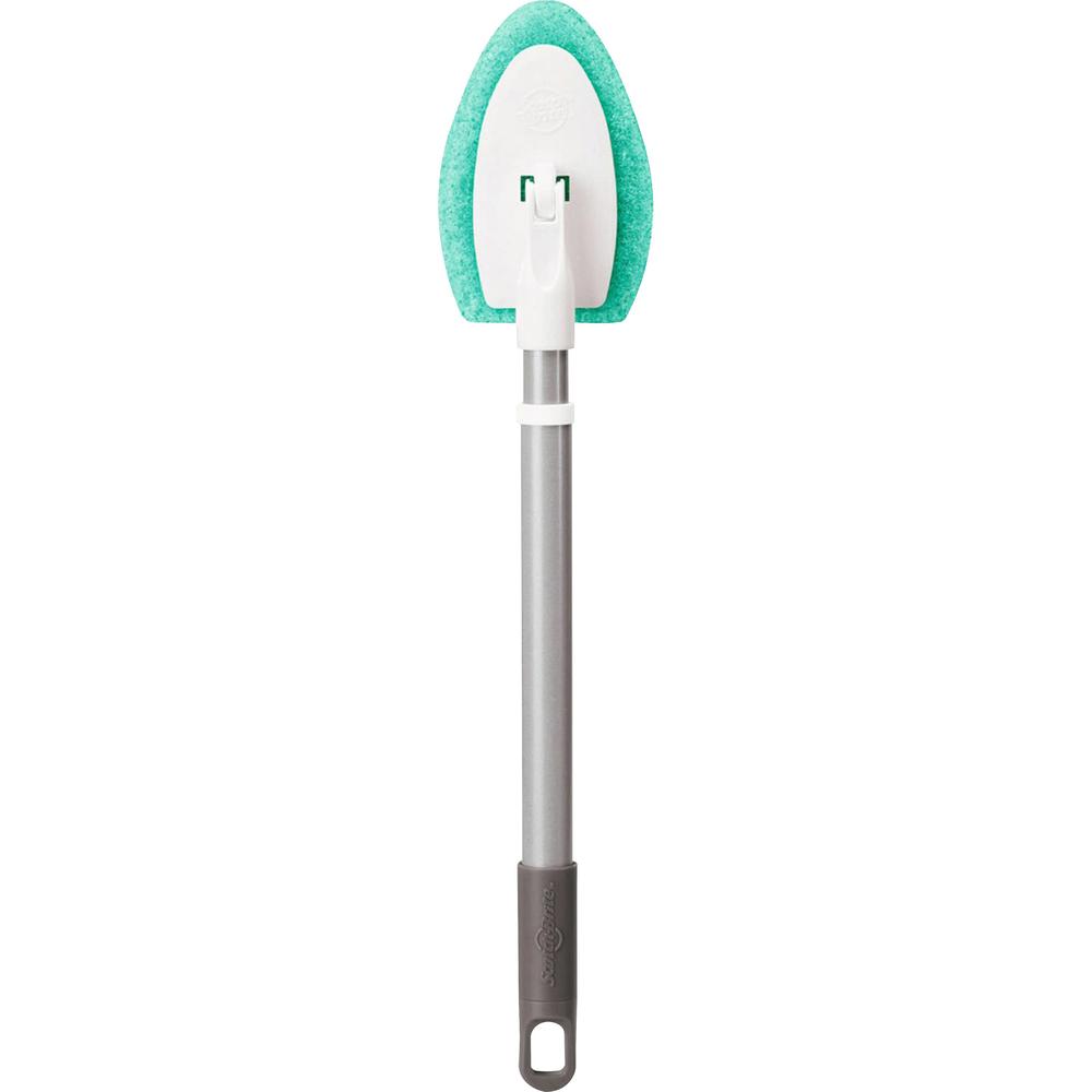 Scotch-Brite Bath Scrubber - 24" Handle Length - Plastic Handle - 4 / Carton. Picture 5