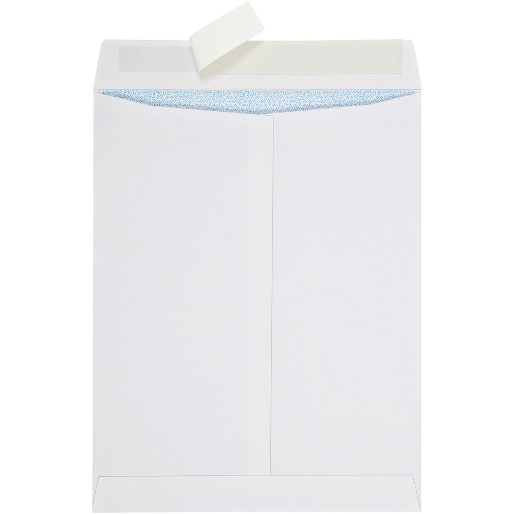 Quality Park Redi Strip Security Mailing Envelopes - Multipurpose - #13 1/2 - 10" Width x 13" Length - Peel Strip - White - 1 Box. Picture 5