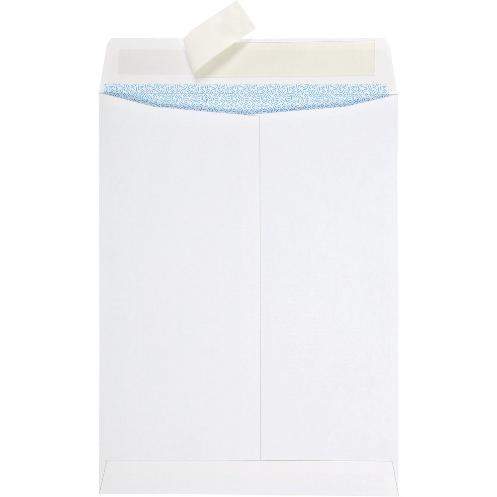 Quality Park Redi Strip Security Mailing Envelopes - Multipurpose - 9" Width x 12" Length - Peel Strip - White - 1 Box. Picture 7