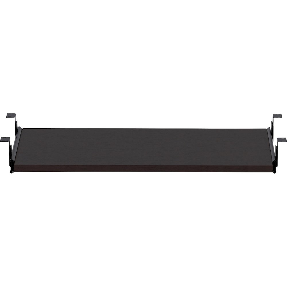 Lorell Universal Keyboard Tray - 0.7" Height x 26" Width x 15" Depth - Finish: Espresso - Durable, Pull-out Tray - For Desk, Keyboard - 1 Each. Picture 8