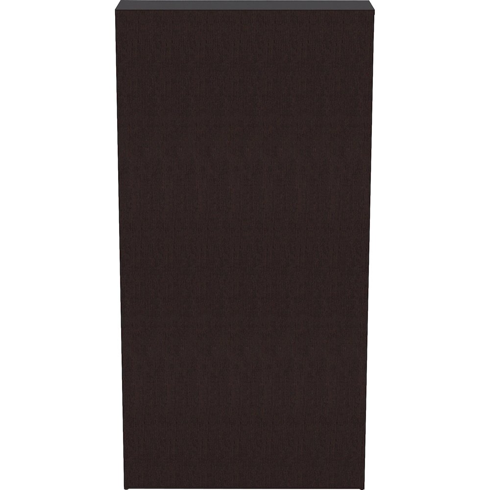 Lorell Laminate Bookcase - 0.7" Thickness Shelf, 72" Height x 36" Width x 12" Depth - 6 Shelve(s) - 5 Adjustable Shelf(ves) - Square Edge - Material: Thermofused Laminate (TFL) - Finish: Espresso - St. Picture 8