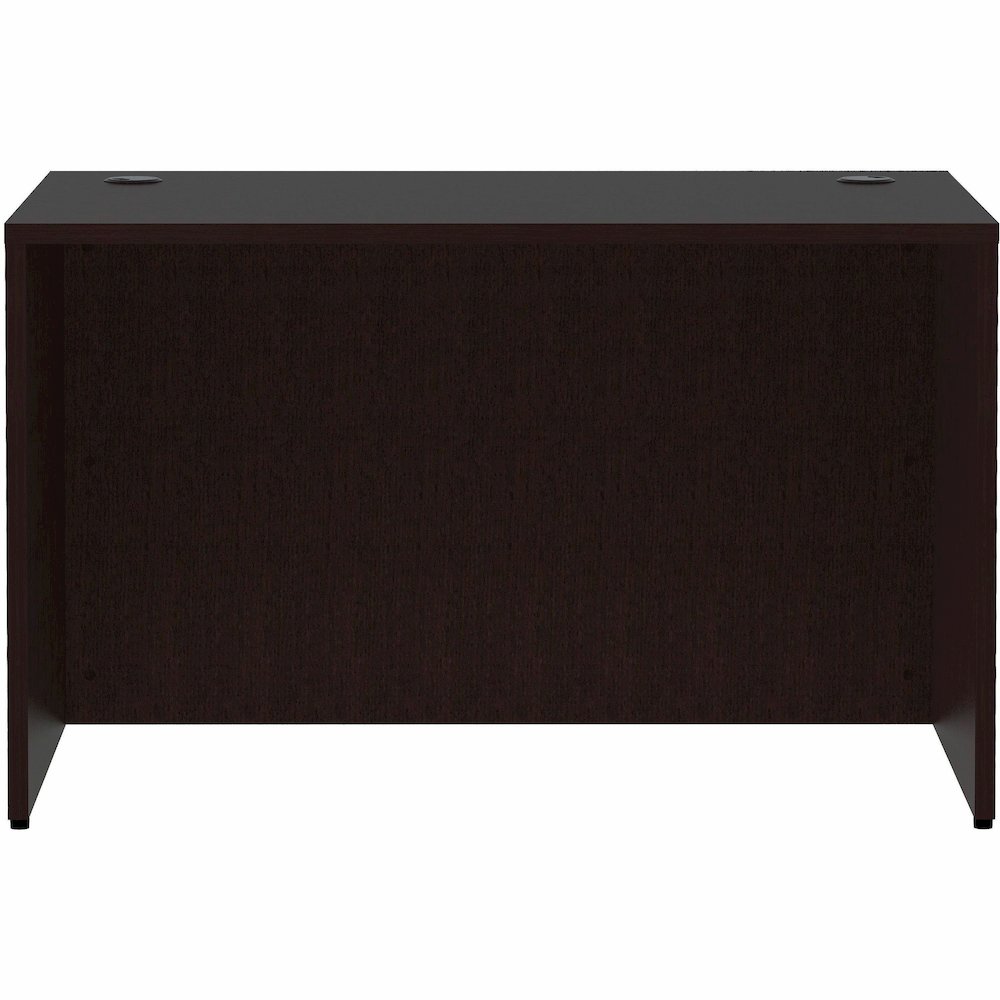 Lorell Essentials Series Rectangular Desk Shell - Rectangle - 29.5" Height x 48" Width x 30" Depth Desk Shell, 1" Thickness Top - Finish: Espresso - 1 Each. Picture 8