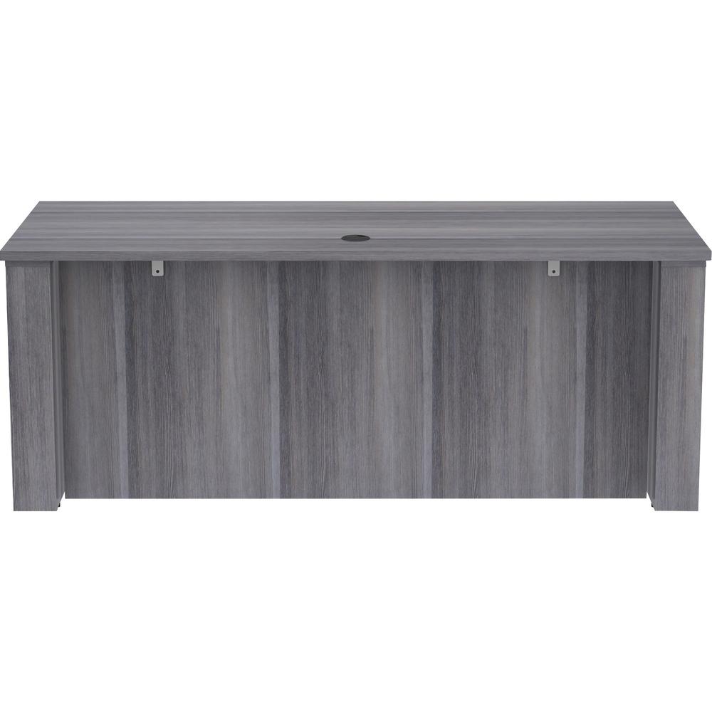 Lorell Essentials Series Sit-to-Stand Desk Shell - 0.1" Thickness Top, 49" Height x 72" Width x 29" Depth - Finish: Weathered Charcoal - Laminate Table Top - 1 Each. Picture 7
