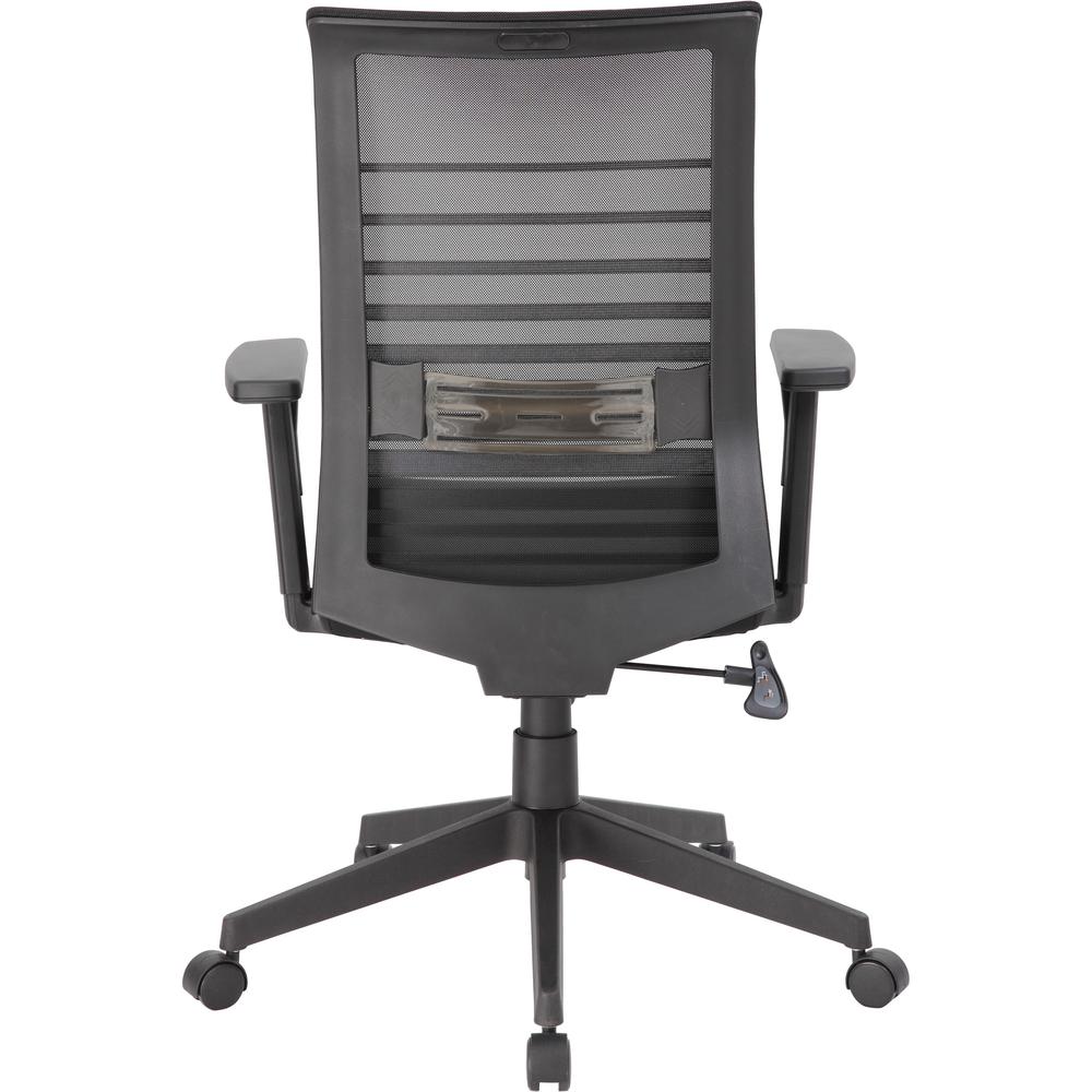 Lorell Removable Mesh Seat Cover - Fabric Seat - Black - Armrest - 1 Each. Picture 7