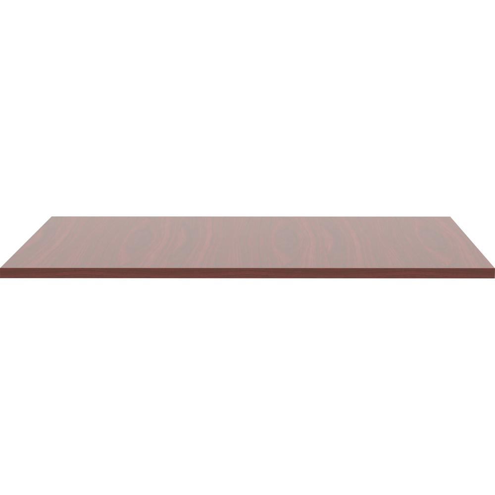 Lorell Revelance Conference Rectangular Tabletop - 71.6" x 47.3" x 1" x 1" - Material: Laminate - Finish: Mahogany. Picture 2