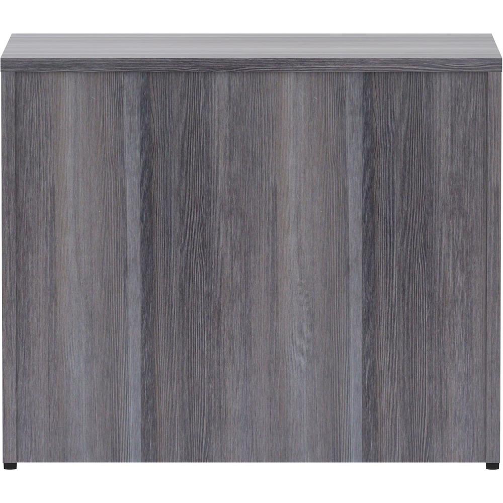 Lorell Essentials Series Box/Box/File Lateral File - 29.5" Height x 35.5" Width x 22" Depth Lateral File, 1" Thickness Top - Total Drawer(s): 4 - Finish: Weathered Charcoal Laminate - 1 Each. Picture 4