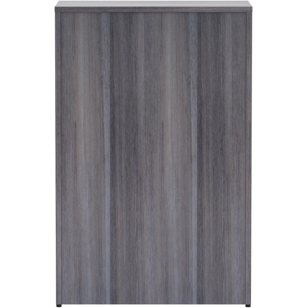 Lorell Essentials Series 4-Drawer Lateral File - 35.5" x 22"54.8" Lateral File, 1" Top - 4 x File Drawer(s) - Finish: Weathered Charcoal Laminate. Picture 4