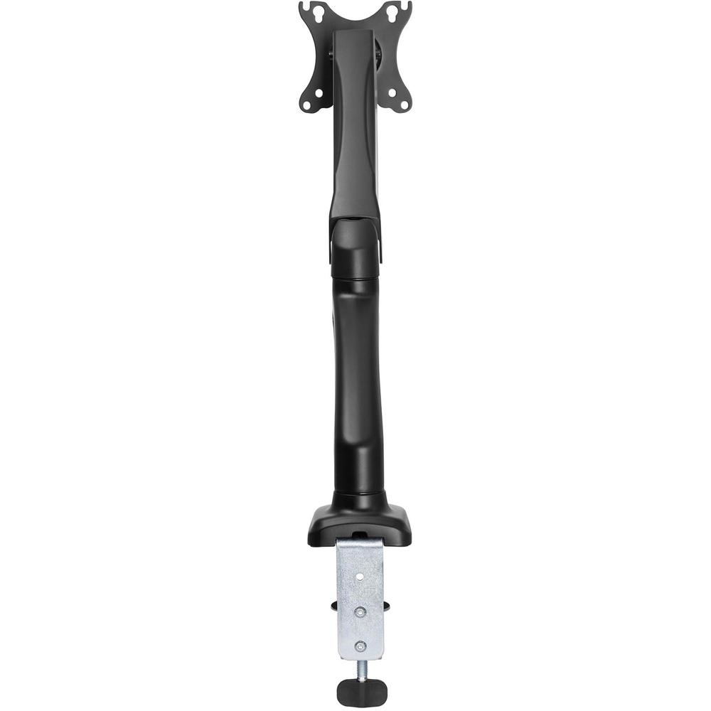 Lorell Mounting Arm for Monitor - Black - Height Adjustable - 1 Display(s) Supported - 14.30 lb Load Capacity - 75 x 75, 100 x 100 - 1 Each. Picture 3