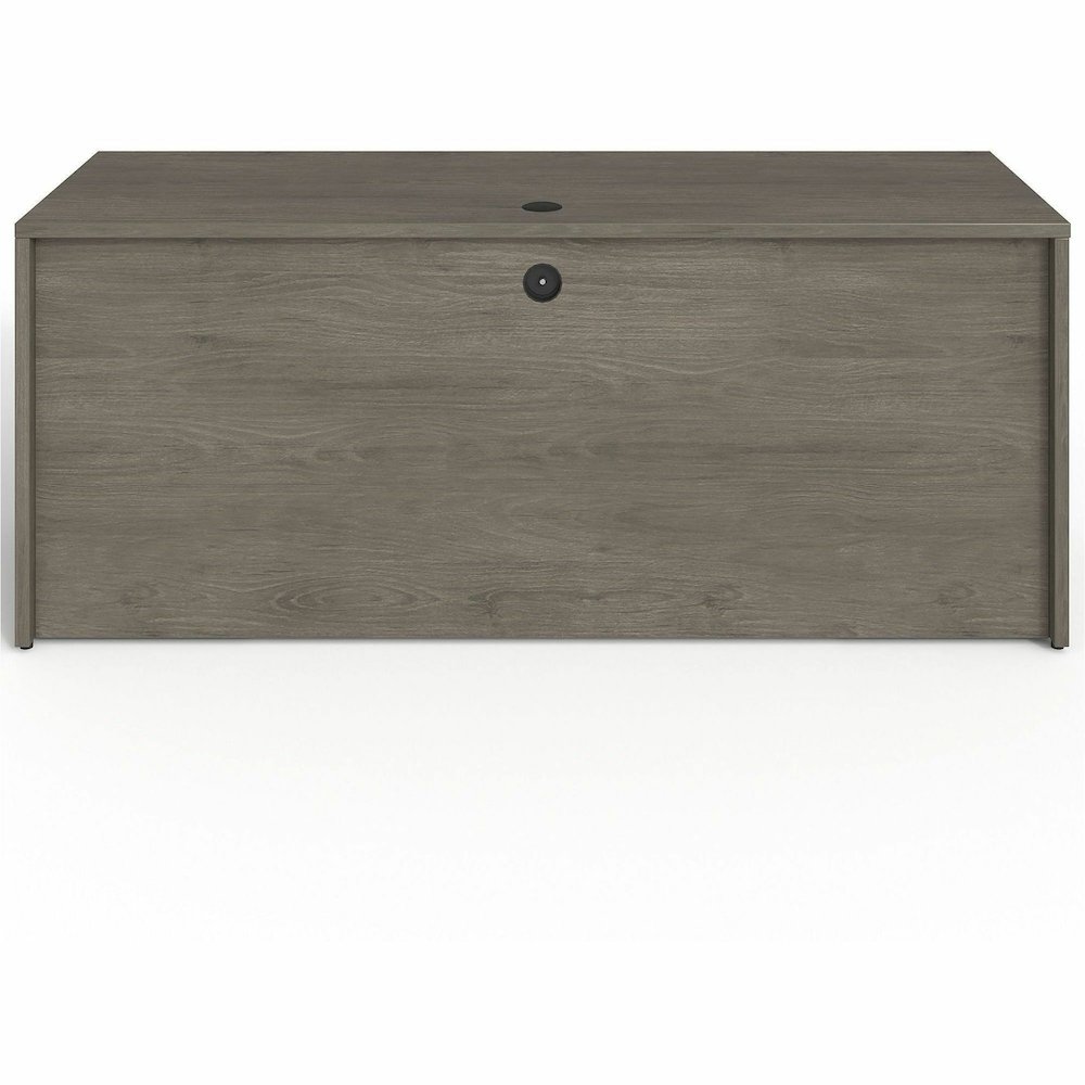 Lorell Prominence 2.0 Double-Pedestal Credenza - Rectangle - 29" Height x 72" Width x 24" Depth, 1" Thickness Top - Total Drawer(s): 2 - Double Pedestal on Left/Right Side - Band Edge - Material: Part. Picture 8