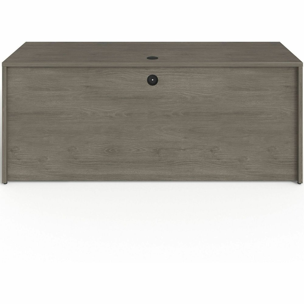 Lorell Prominence 2.0 Right-Pedestal Credenza - Rectangle - 29" Height x 72" Width x 24" Depth, 1" Thickness Top - Total Drawer(s): 2 - Single Pedestal on Right Side - Band Edge - Material: Particlebo. Picture 8