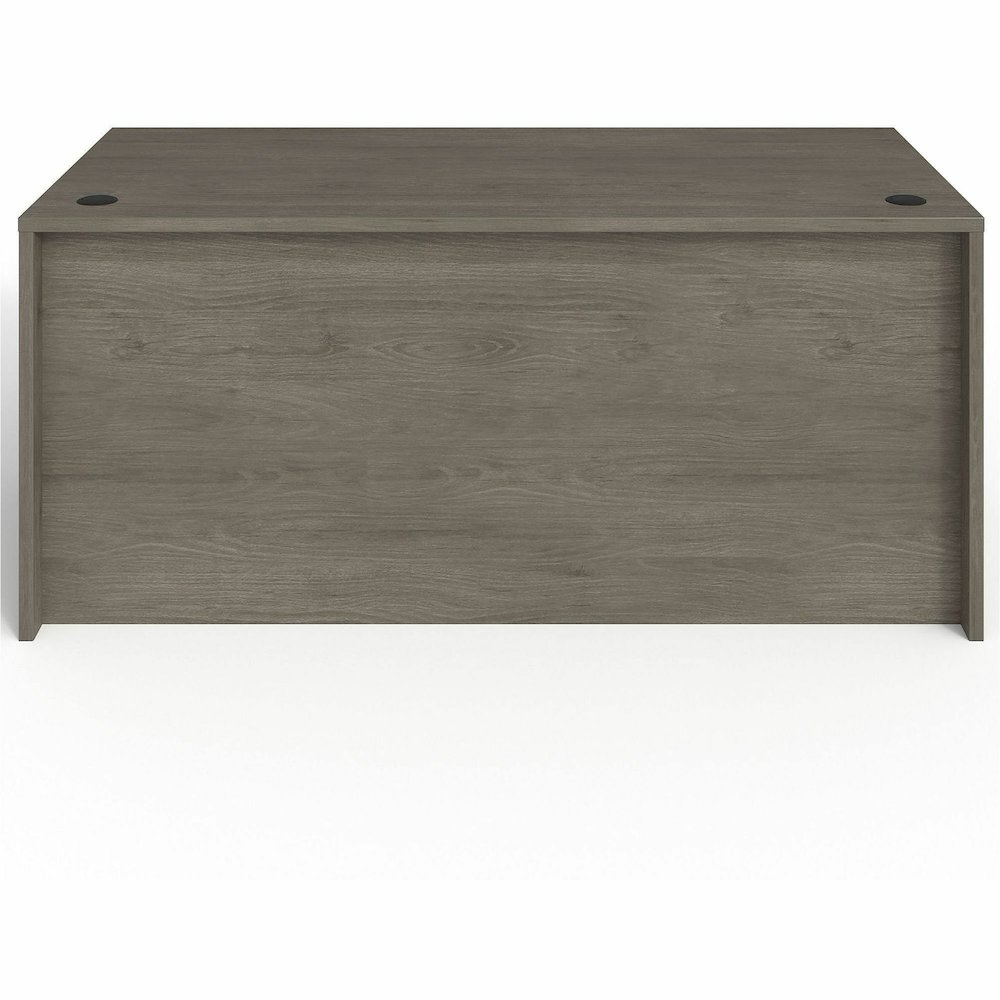 Lorell Prominence 2.0 Double-Pedestal Desk - Rectangle - 29" Height x 66" Width x 30" Depth, 1" Thickness Top - Total Drawer(s): 5 - Double Pedestal on Left/Right Side - Band Edge - Material: Particle. Picture 8