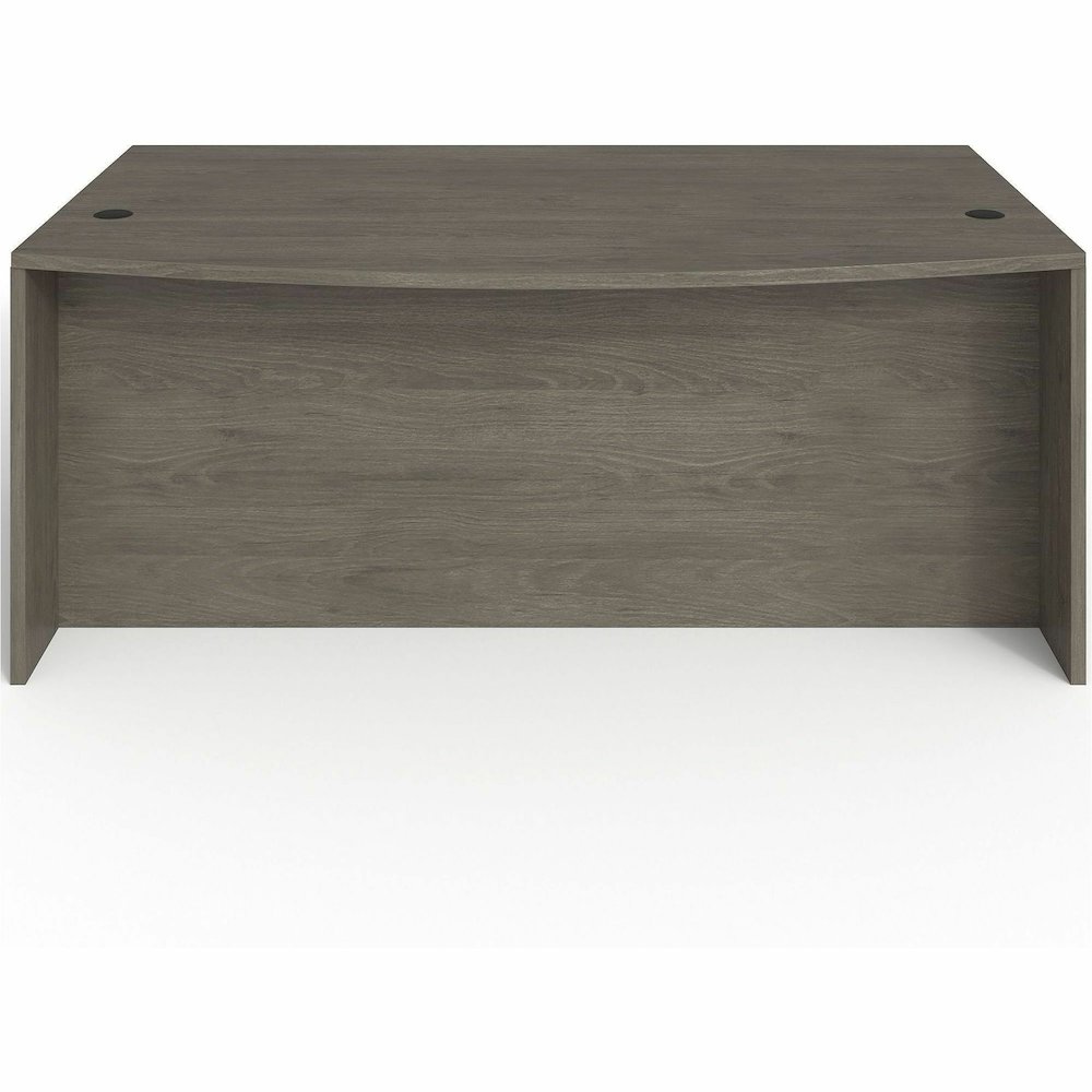 Lorell Prominence 2.0 Bowfront Double-Pedestal Desk - Rectangle - 29" Height x 72" Width x 42" Depth, 1" Thickness Top - Total Drawer(s): 5 - Double Pedestal on Left/Right Side - Band Edge - Material:. Picture 9