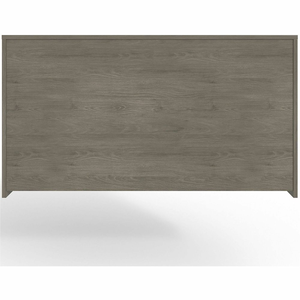 Lorell Prominence 2.0 Hutch - Rectangle - 39" Height x 72" Width x 16" Depth - 4 Door(s) - Material: Particleboard - Finish: Gray Elm, Thermofused Melamine (TFM), Laminate - Mar Resistant, Burn Resist. Picture 11